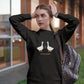 Goose-bumps Women Sweatshirt Black