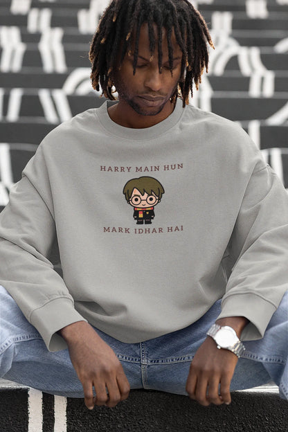 Andaaz Potter Ka Men Sweatshirt Grey