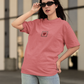 Sole Heart Women Oversized T-Shirt Dusty Rose