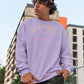 Eat Get In Trouble Men Sweatshirt Lavender