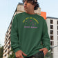 Eat Get In Trouble Men Sweatshirt Olive Green