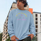 Eat Get In Trouble Men Sweatshirt Steel Blue