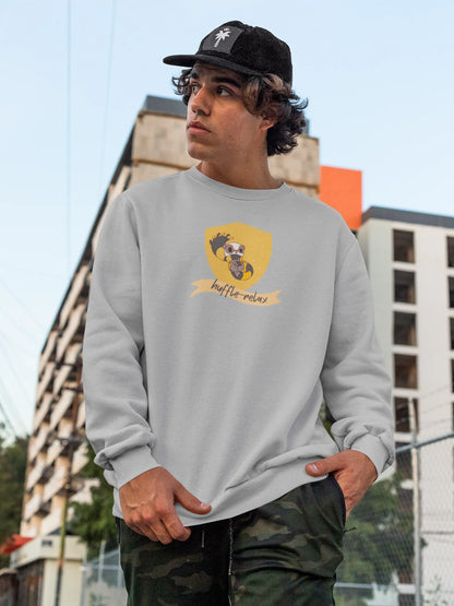 Huffle-Relax Men Sweatshirt Grey