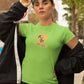 Huffle-Relax Women T-Shirt Liril Green