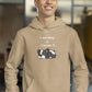 Slothful Statement Men Hoodie Beige