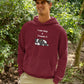 Slothful Statement Men Hoodie Maroon