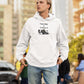 Slothful Statement Men Hoodie White