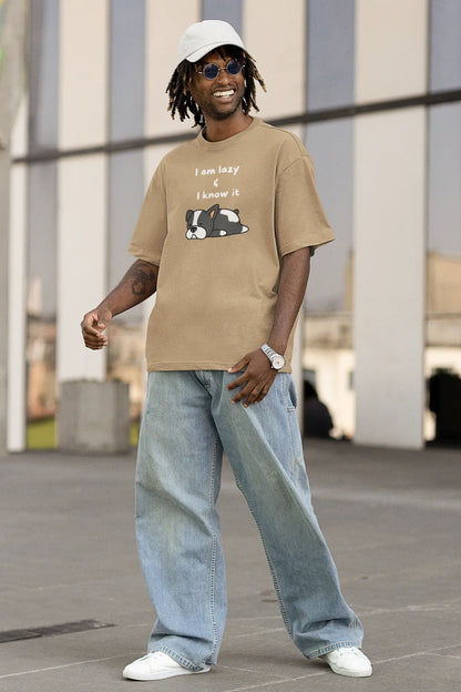 Slothful Statement Men Oversized T-Shirt