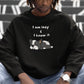 Slothful Statement Men Sweatshirt Black