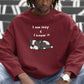 Slothful Statement Men Sweatshirt Maroon