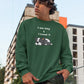 Slothful Statement Men Sweatshirt Olive Green