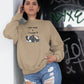 Slothful Statement Women Sweatshirt Beige