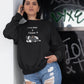 Slothful Statement Women Sweatshirt Black