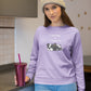 Slothful Statement Women Sweatshirt Lavender