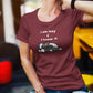 Slothful Statement Women T-Shirt Maroon