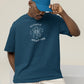 Scorpio Swagger Men Oversized T-Shirt Steel Blue