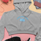 Laugh Out Cloud Crop Hoodie