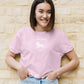 Lion Hearted Leo Crop Top Pink