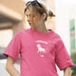 Lion Hearted Leo Women Oversized T-Shirt Blush Pink