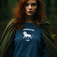 Lion Hearted Leo Women Sweatshirt Navy Blue