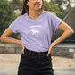 Lion Hearted Leo Women T-Shirt Lavender