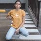 Lion Hearted Leo Women T-Shirt Mustard Yellow