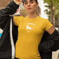 Lion Hearted Leo Women T-Shirt Yellow