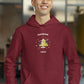 Peacemake Libra Men Hoodie Maroon