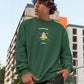 Peacemake Libra Men Sweatshirt Olive Green