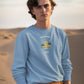 Peacemake Libra Men Sweatshirt Steel Blue