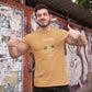 Peacemake Libra Men T-Shirt Mustard Yellow