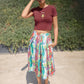 Peacemake Libra Crop Top Maroon