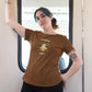 Peacemake Libra Women T-Shirt Coffee Brown