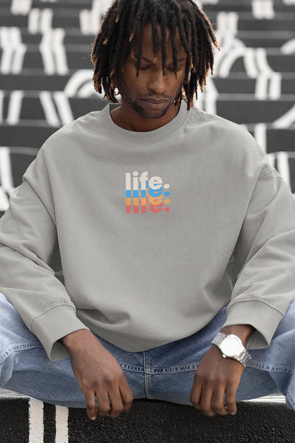 Life Spectrum Men Sweatshirt Grey