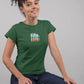 Life Spectrum Women T-Shirt Olive Green