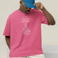 Lime 'n Shine Men Oversized T-Shirt Blush Pink