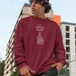 Lime 'n Shine Men Sweatshirt Maroon