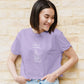 Lime And Shine Crop Top Lavender