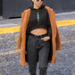 Lunar Cascade Crop Hoodie