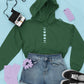 Lunar Cascade Crop Hoodie