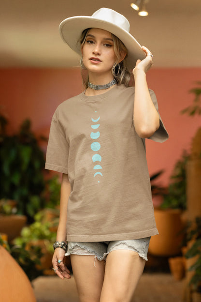 Lunar Cascade Women Oversized T-Shirt