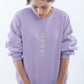 Lunar Cascade Women Sweatshirt Lavender