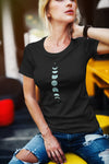 Lunar Cascade Women T-Shirt Black