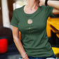 Celestial Harmony Women T-Shirt Olive Green