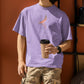 Lunar Elegance Men Oversized T-Shirt Lavender