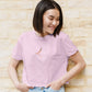 Lunar Elegance Crop Top Pink