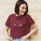 Neat & Rocks Harmony Crop Top Maroon