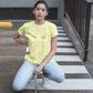 Neat & Rocks Harmony Women T-Shirt Butter Yellow