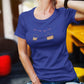 Neat & Rocks Harmony Women T-Shirt Royal Blue