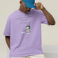 Netfish and Chill Men Oversized T-Shirt Lavender